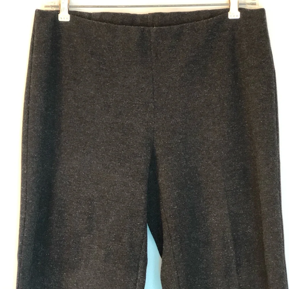 Eileen Fisher Grey Ponte Knit Pants Trousers, size Medium Petite - Picture 3 of 8